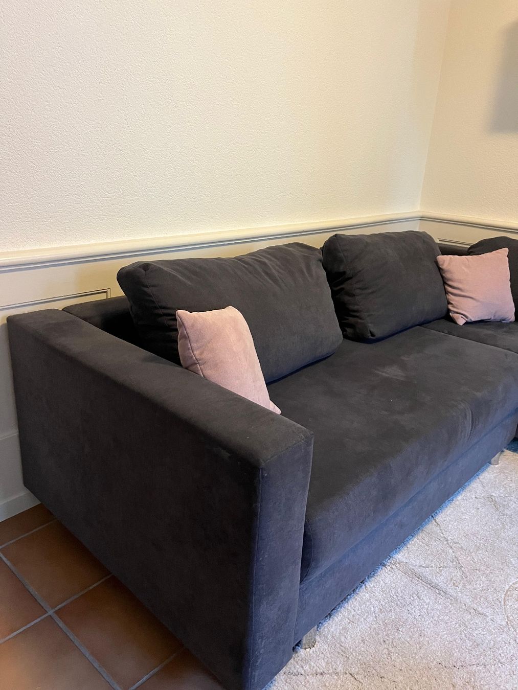 Divani: Ecksofa Dunkelgrau mit Schlaffunktion – Usato da Baden venduto da culto-11 2