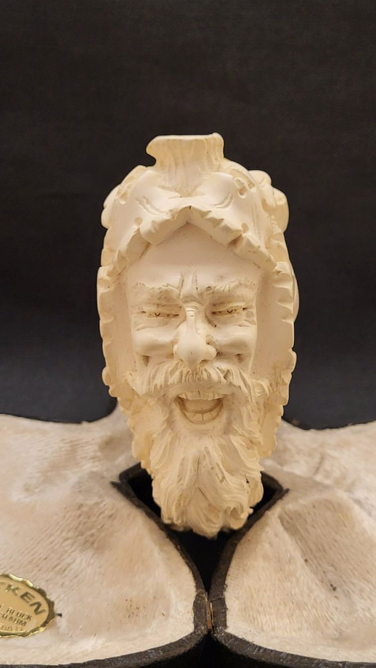 Statuette: Mega Meerschaum-Pfeife inkl. Etui – Usato da Basel venduto da spinne02 3