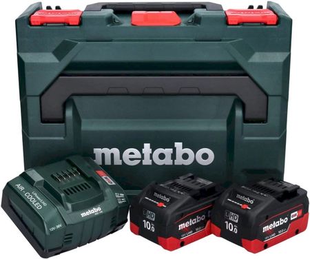 Metabo Basis-Set 2 x LiHD 10Ah + ASC 145