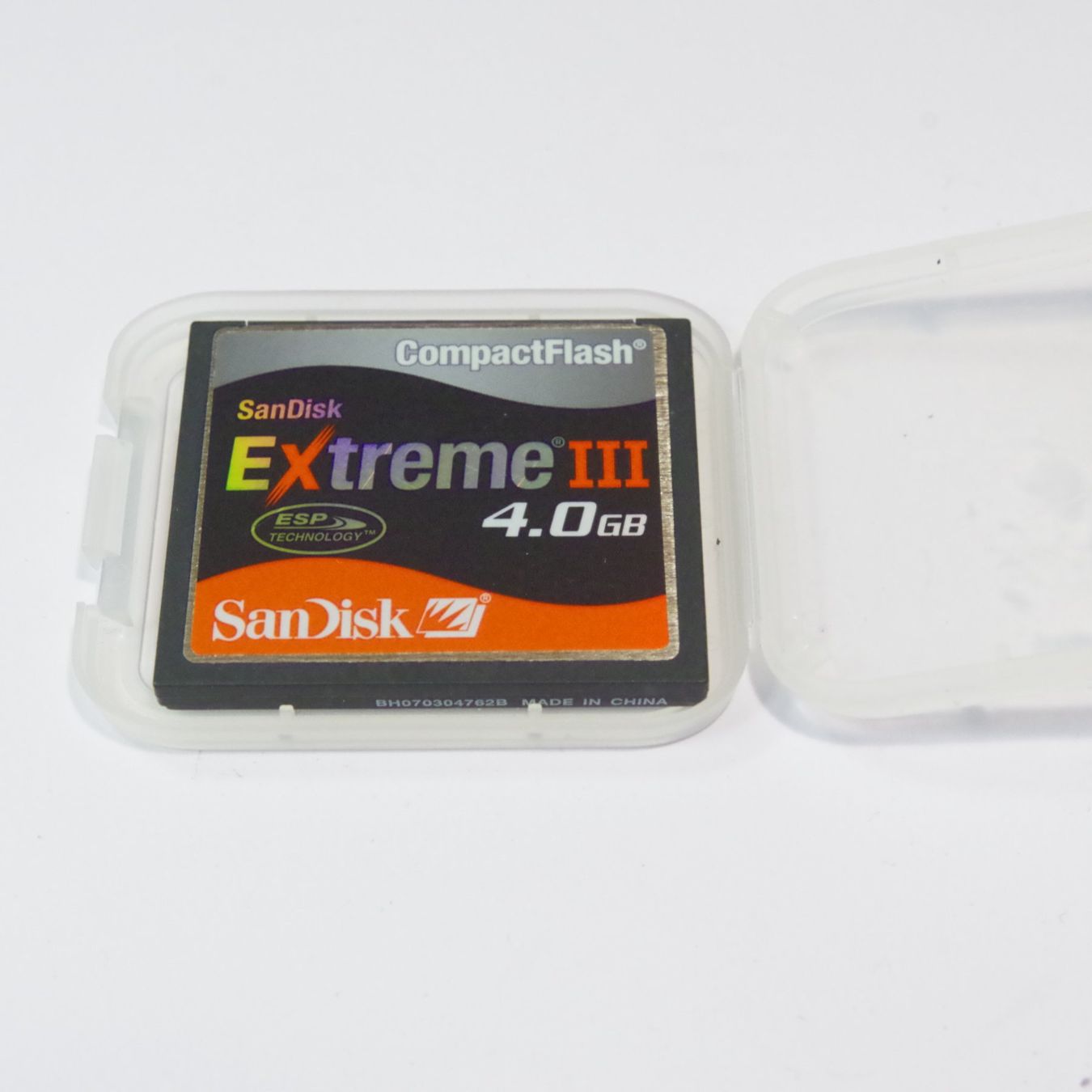 Sandisk Speicherkarten: Sandisk Extreme III 4 GB Compact Flash – Gebraucht aus Erlinsbach von
