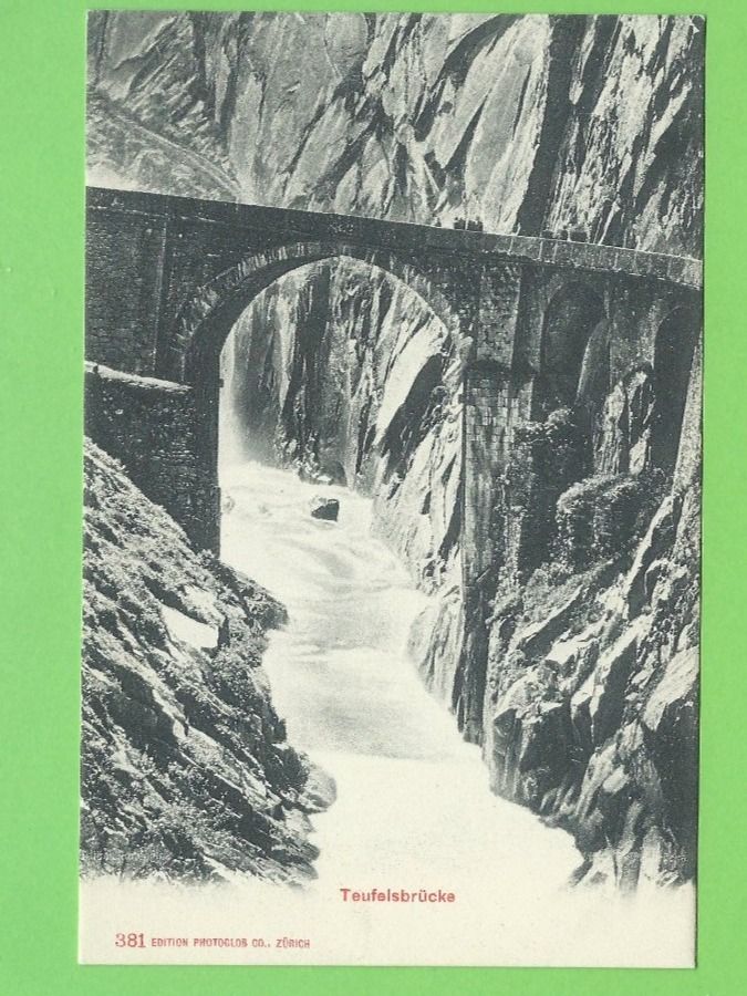 Cartoline postali: Teufelsbrücke – Nuovo (secondo la descrizione) da Zürich venduto da t24_de
