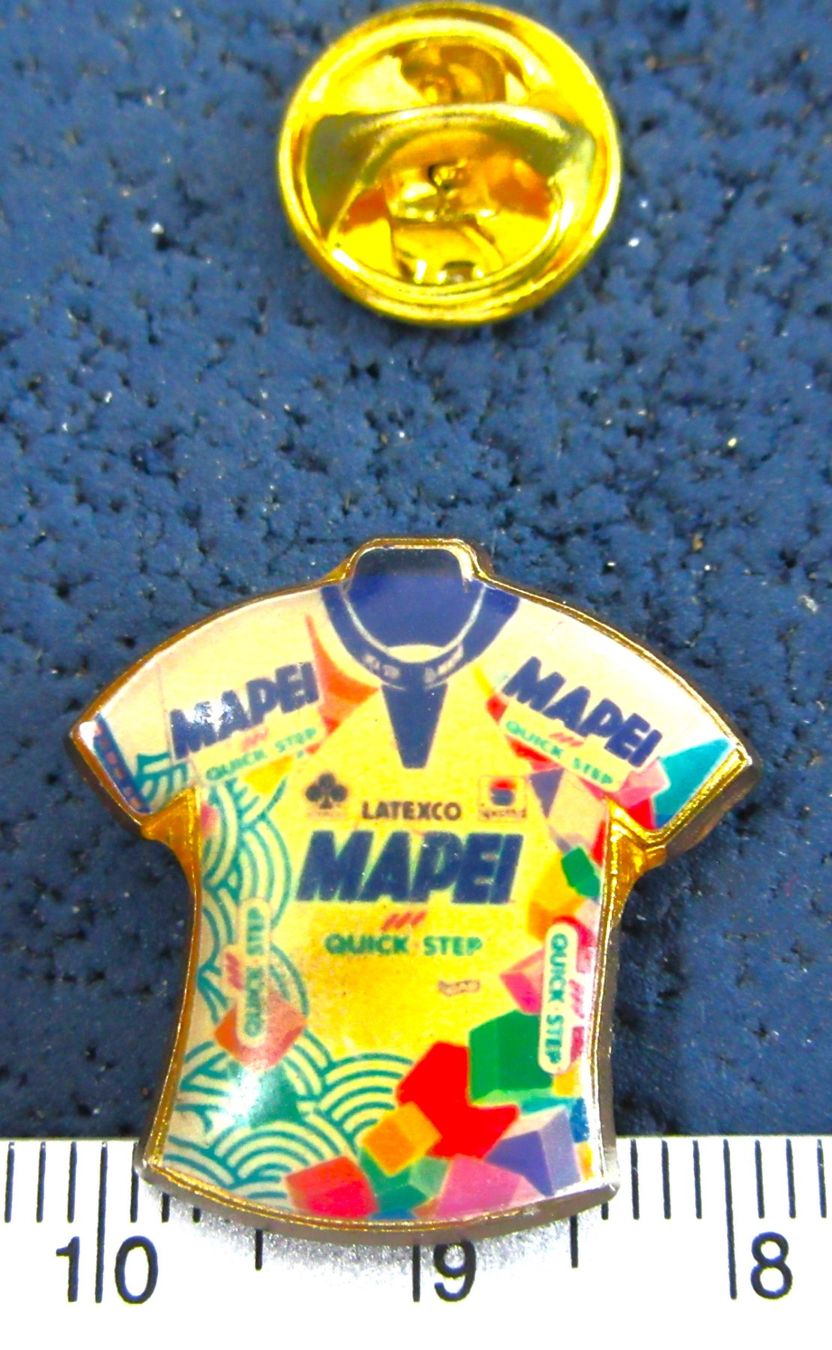 Placchette & Badge: MAPEI RAD VELO PIN – Usato da Ettingen venduto da Hausi4711