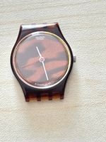 Swatch Armbanduhr 1989 braun Schildpatt Design gebraucht