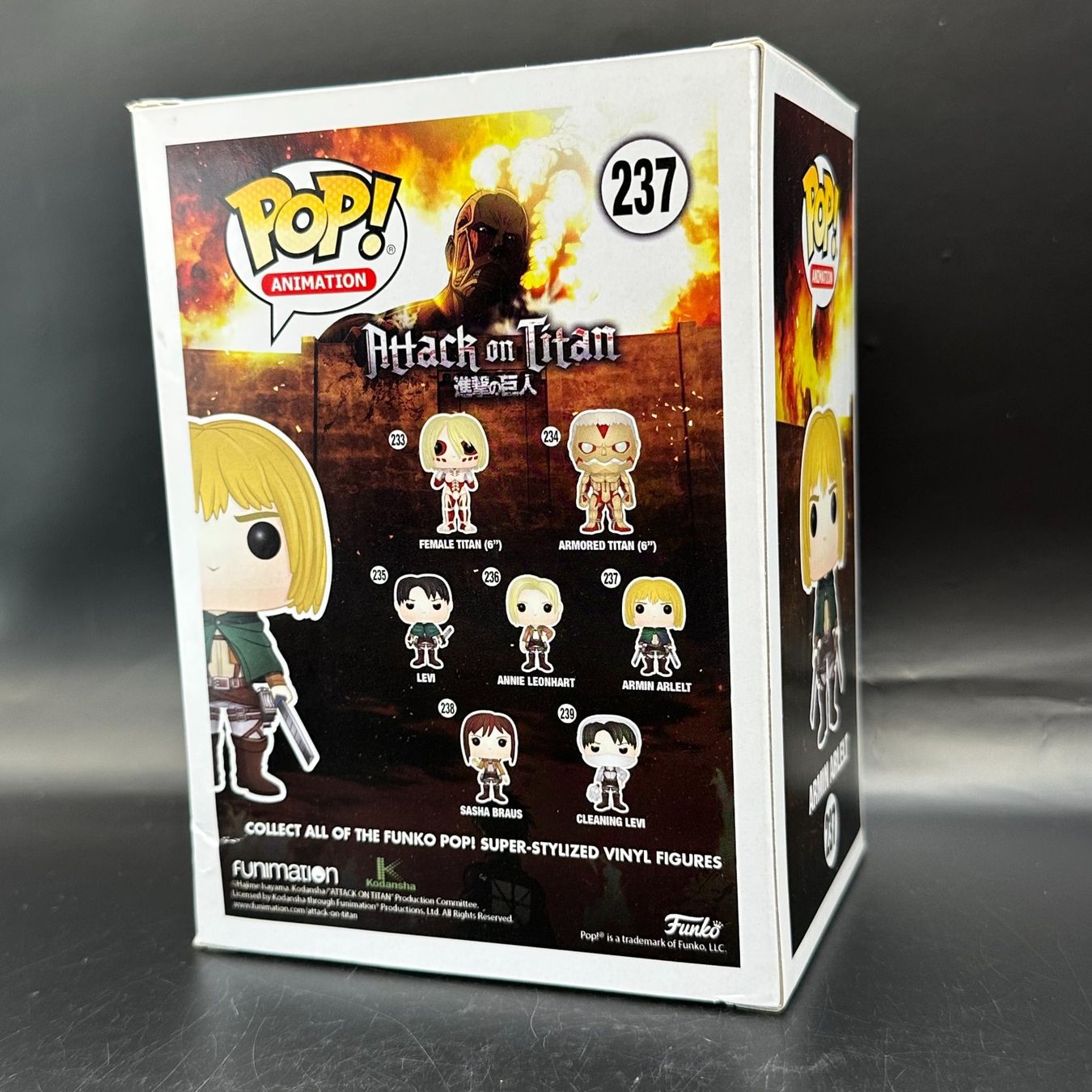 Funko Statuette: Funko Pop! Attack on Titan Armin Arlelt 237 – Usato da Düdingen venduto da Nerdworld 1
