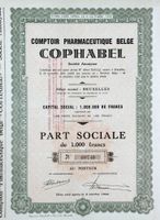 Comptoir Pharmaceutique Belge COPHABEL SA, Bruxelles - 1946