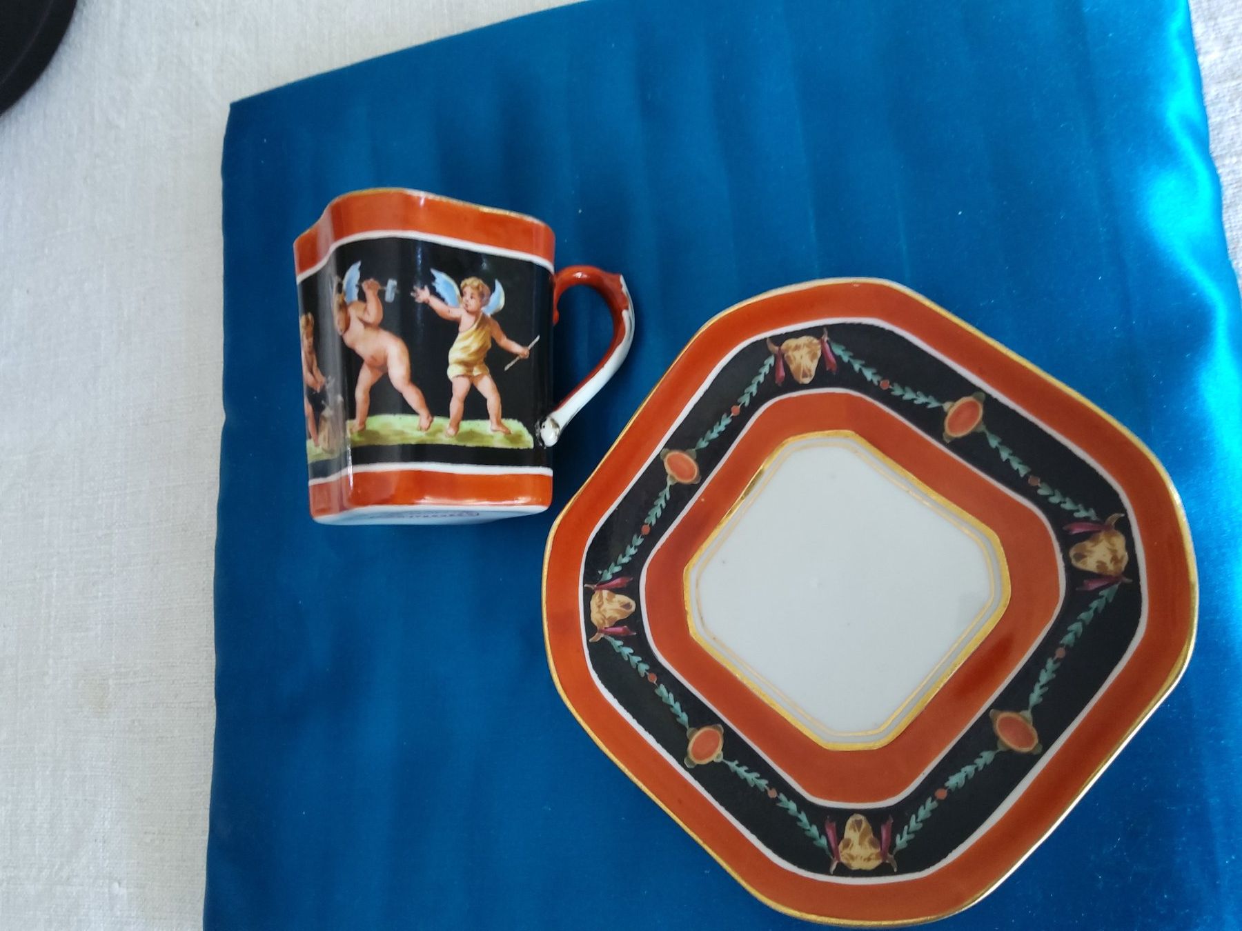 Tazze: antike Tasse mit Engelmotiv – Usato da Bischofszell venduto da Joachim-115 1