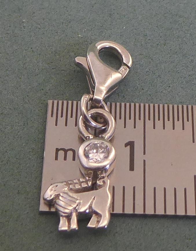 Ciondoli: Anhänger Sternzeichen Steinbock 925 Silber – Usato da Muri AG venduto da silvermouse007 4