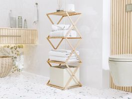 Badregal ARDA Bambus - Beistellregal - 39x94x34cm