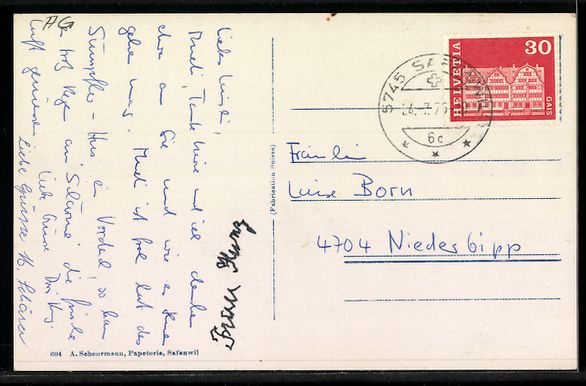 Cartoline postali: AK Safenwil, Sumpf mit Rothacker – Usato da Berlin venduto da bartko-reher 1