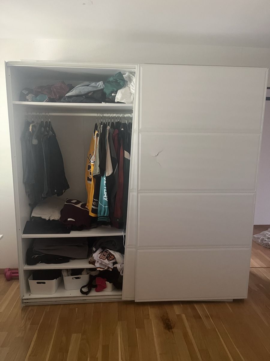 Ikea Armadi: IKEA PAX / HASVIK Kleiderschrank, weiss,  – Difettoso da Wil SG venduto da kle_5k82 1