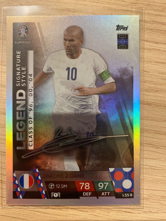 Topps Match Attax 2024/25 Zinédine Zidane 343 (Neu (gemäss Beschreibung)) in oberrüti für CHF 4