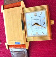 JLC REVERSO•1997•18 Kt. GG•NOS•HANDAUFZUG•Factory Diamonds!!