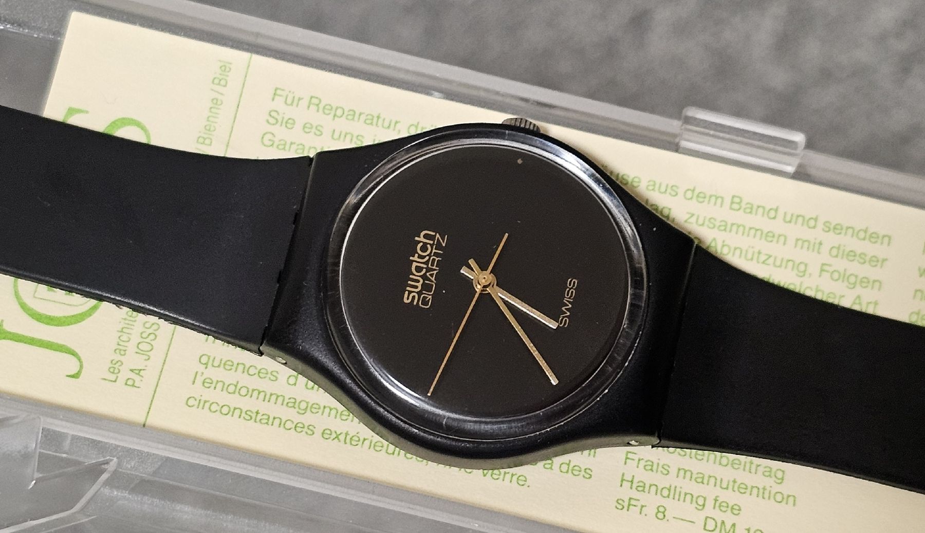 Swatch Orologi: Swatch GB101 Black Magic 1983 – Usato da Genève venduto da Fresko01