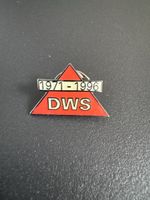 Pin DWS Jubiläum 1971 bis 1996 rot silberfarben