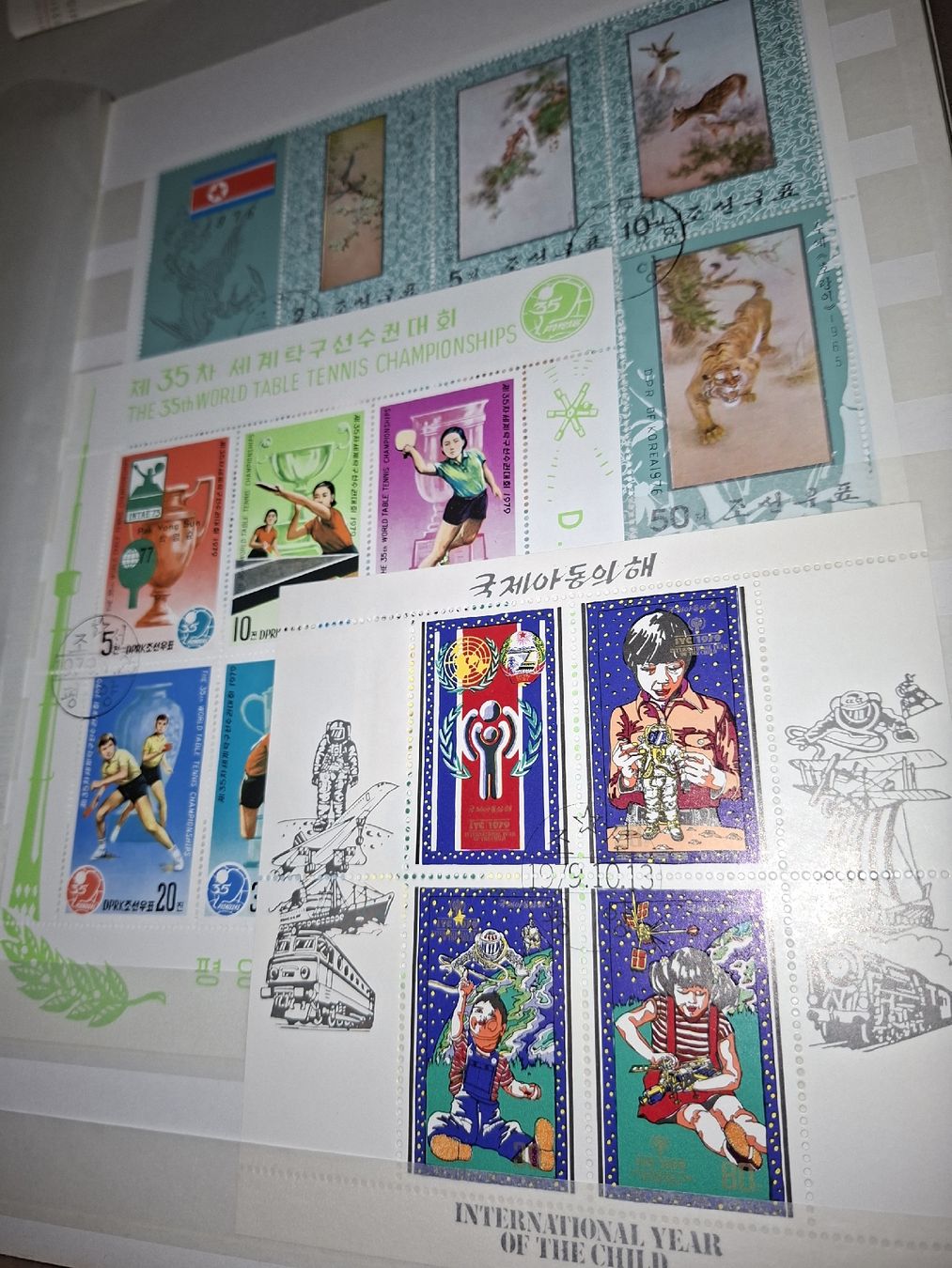 Alle Briefmarken: 31 Sonderblocks Korea – Gebraucht aus Balgach von SIMEON27 1