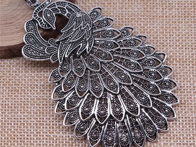 Anhänger: Amulett/ Anhänger Pfau – Neu (gemäss Beschreibung) aus Gams von Mariawicca 2