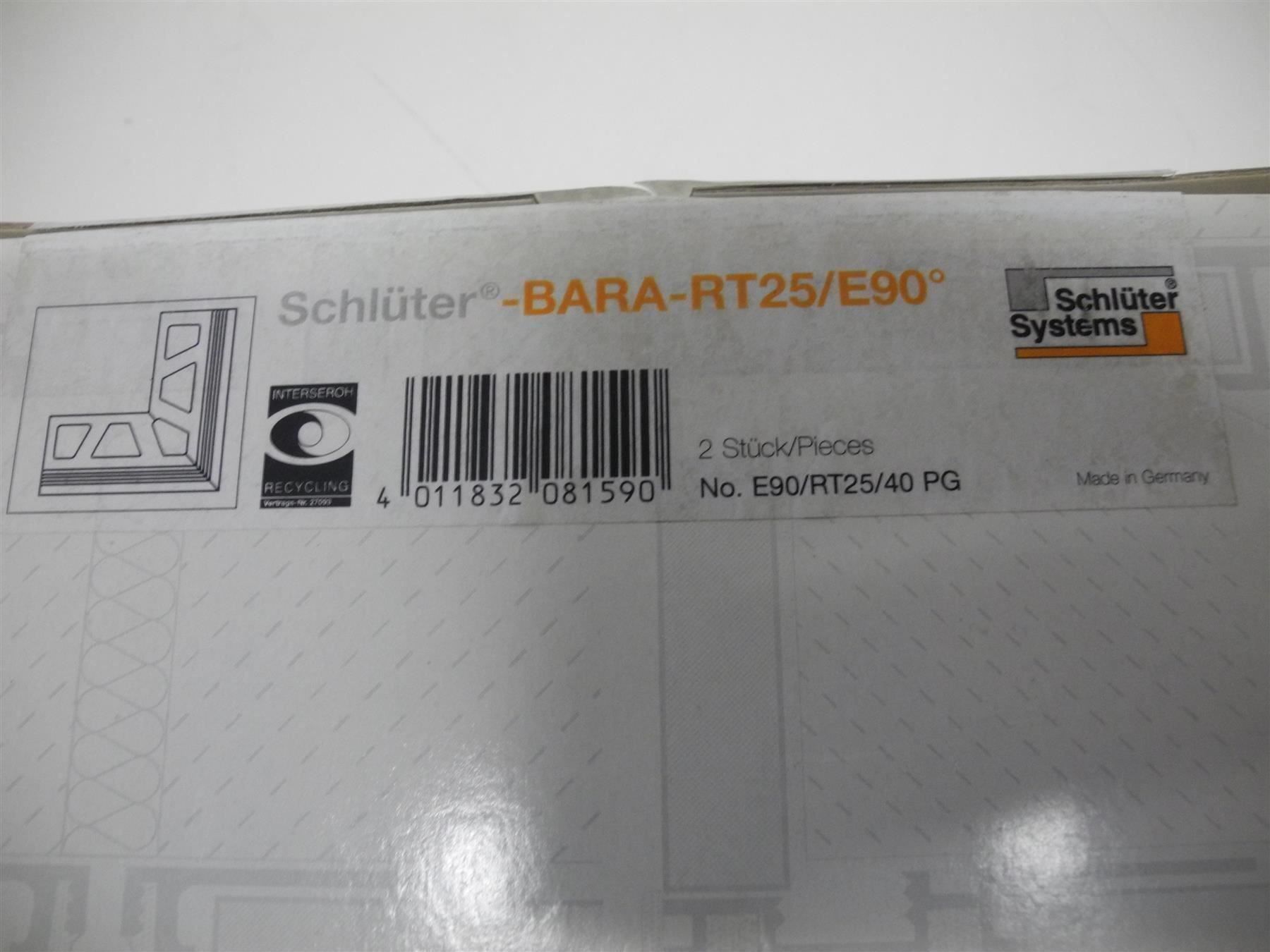 Tutti gli attrezzi: Schlüter BARA -RT25/E90°, Nr. 85c – Nuovo e nell'imballaggio originale da Kottwil venduto da Crazyrolf 1