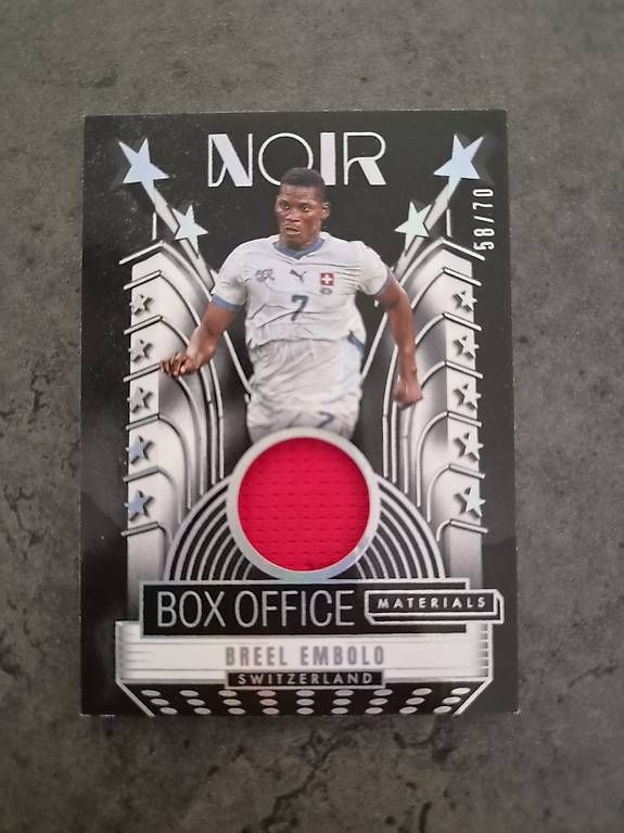 Panini Sammelbilder & Trading cards: Panini Noir World cup 2026 Breel Embolo Patch /70 – Gebraucht aus Seon von Passion4SoccerCards