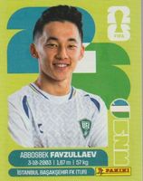 FIFA WORLD CUP 2026 Panini Sticker UZB 20 ABBOSBEK FAYZULLAE