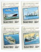 Briefmarken "Schiffe". Nauru.