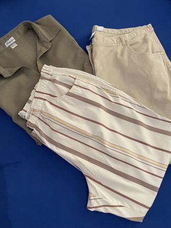 Kleiderset Gr 52  3 teilig: Hose, Stretch Jeans, Blusenjacke