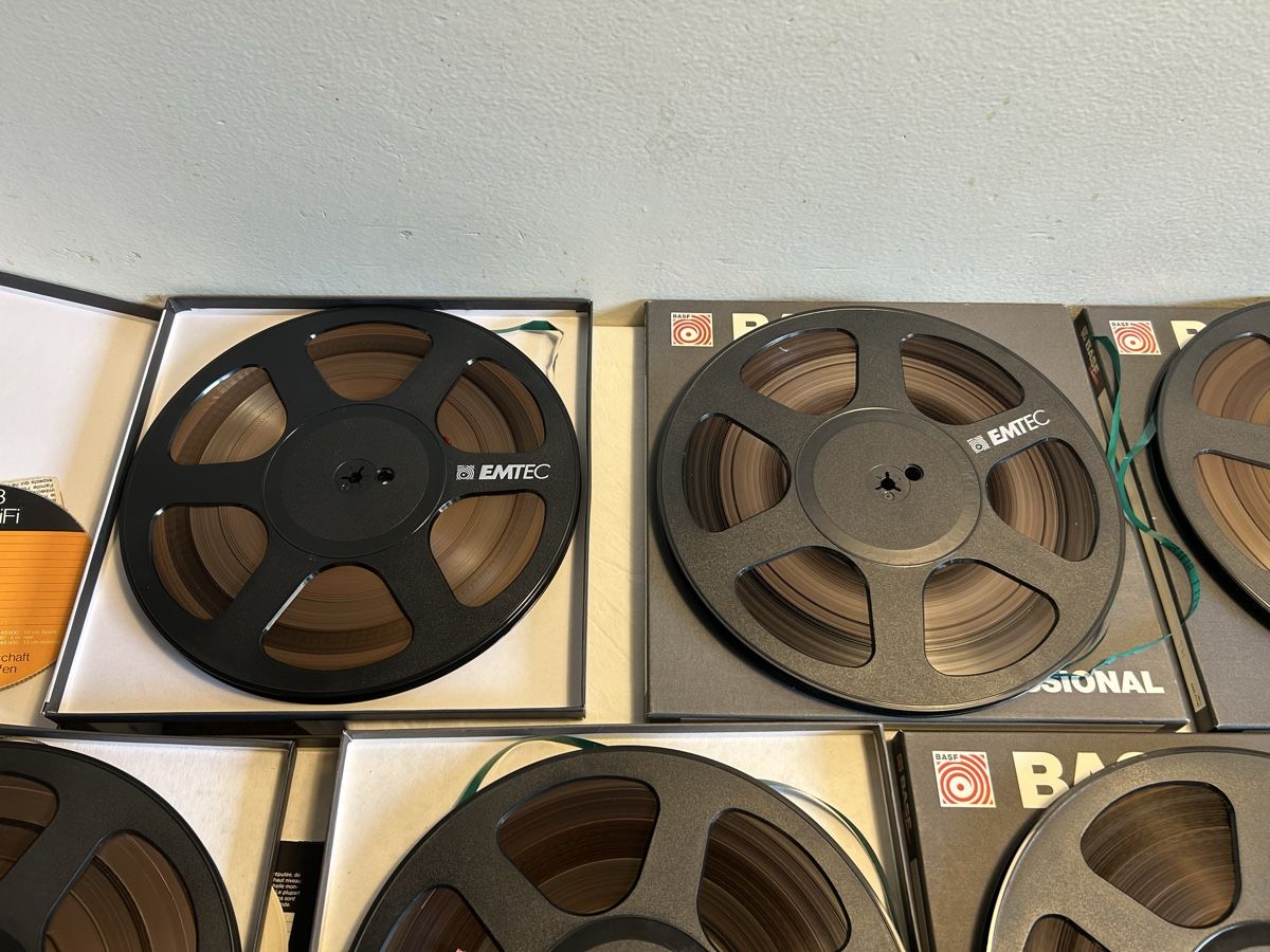 Basf Bandmaschinen: Bande magnétique BASF EMTEC (x8) – Gebraucht aus Geneve von Fil1997 2