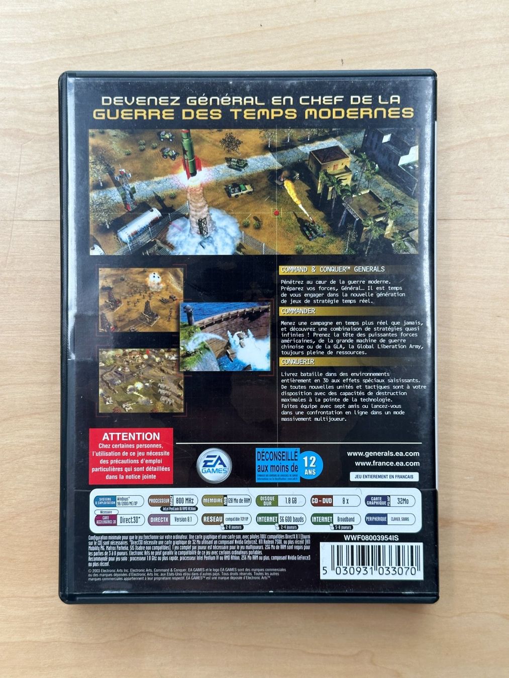 Giochi: Command & Conquer : Generals - PC - FR – Usato da Genève venduto da Jeux_Retro 1