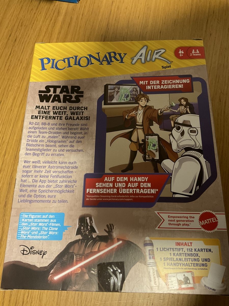 Star Wars Giocattoli: Mattel Star Wars Pictionary Air – Nuovo e nell'imballaggio originale da Winterthur venduto da Whitefish 1