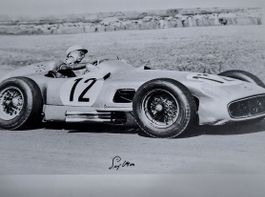 Sir Stirling Moss - Autogramm F1 Foto