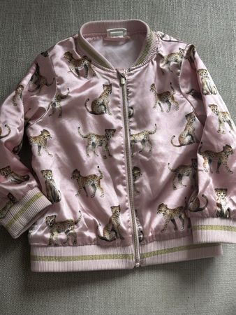 H&M Mädchen rosa mit Leopard 98