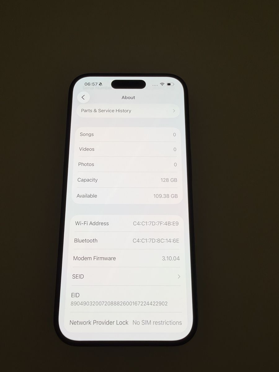 Apple Handys / Smartphones: Apple iPhone 15 Pro 128GB Black – Gebraucht aus Zürich von nik_r9k7 6