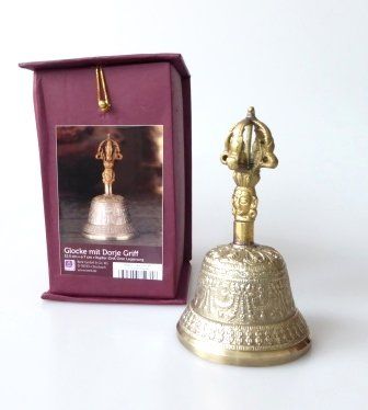 Campanacci mucche: Glocke mit Dorje 12,5cm – Nuovo e nell'imballaggio originale da Mauren venduto da Yeelen 2