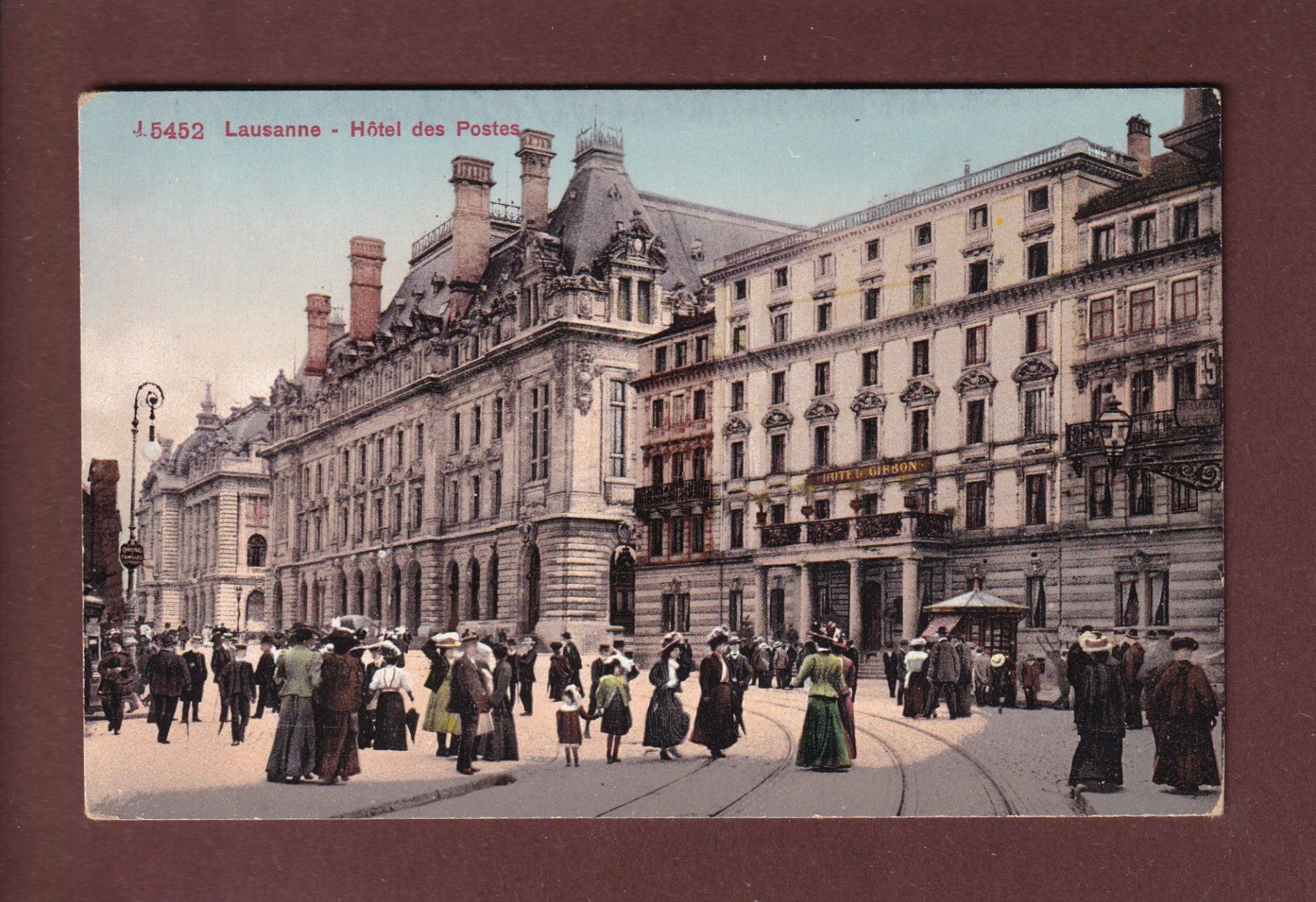 Cartoline postali: LAUSANNE - Hôtel des Postes – Usato da Pully venduto da nicecards
