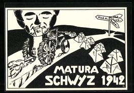 Schwyz, Absolvia Matura 1942, Student de