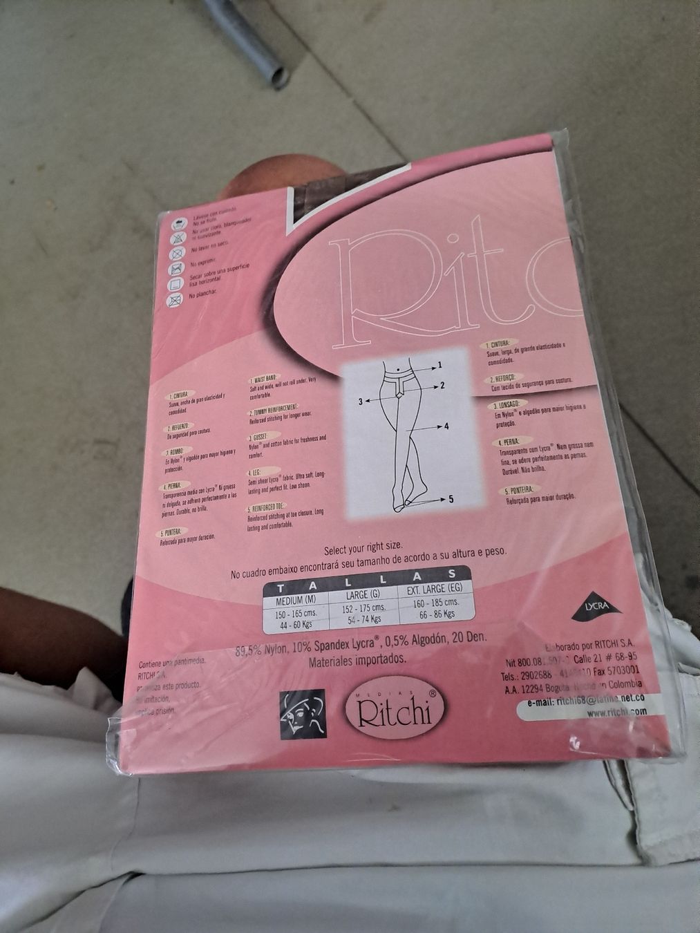 Calze & Collant: Ritchi Damenstrumpfhose neu Grösse S – Nuovo e nell'imballaggio originale da Zürich venduto da Schoebi19 2