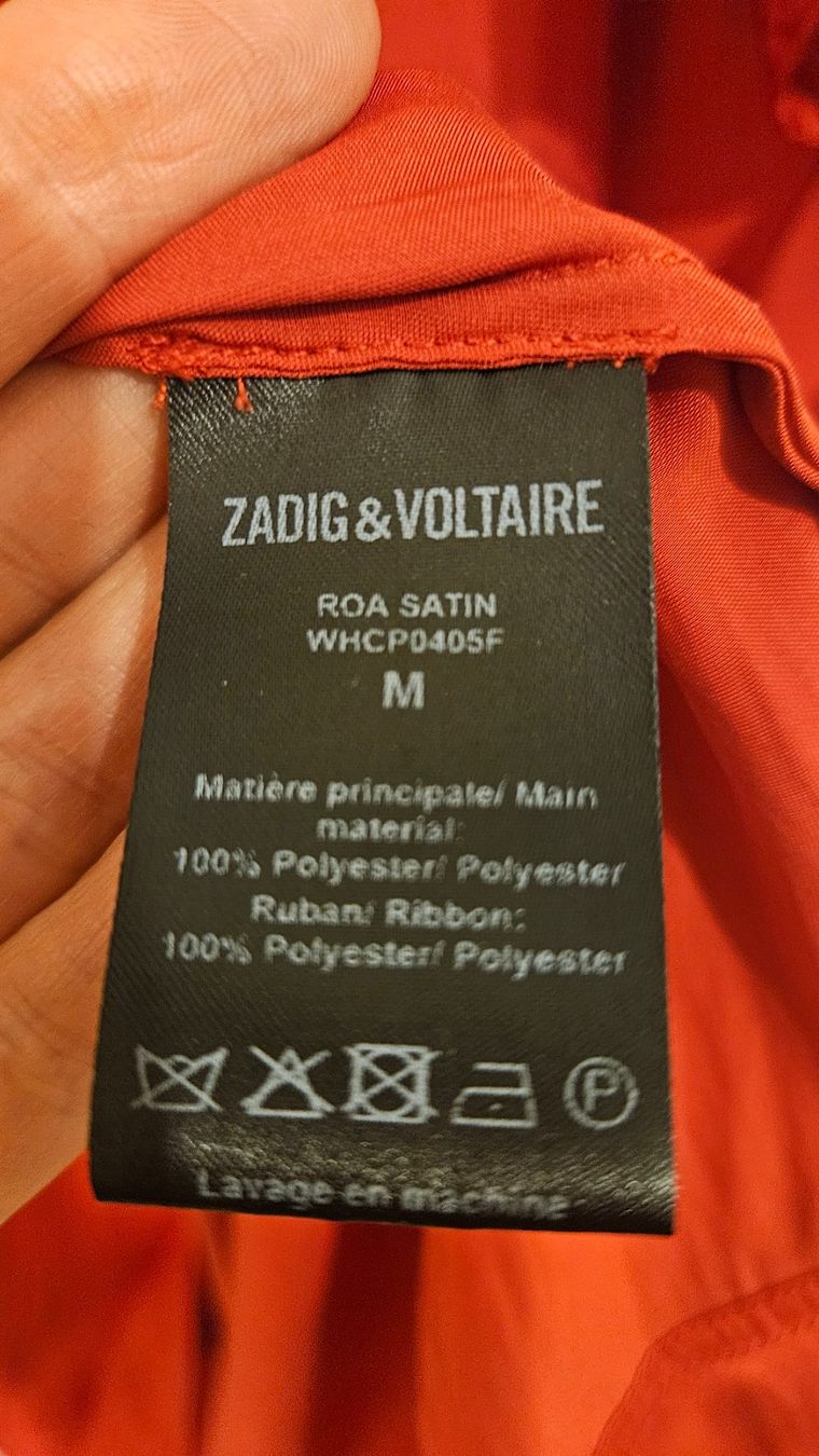 Zadig & Voltaire Vestiti: Robe Roa Satin Zadig&Voltaire Rouge – Nuovo (secondo la descrizione) da Crans Montana venduto da ser_mps8 2