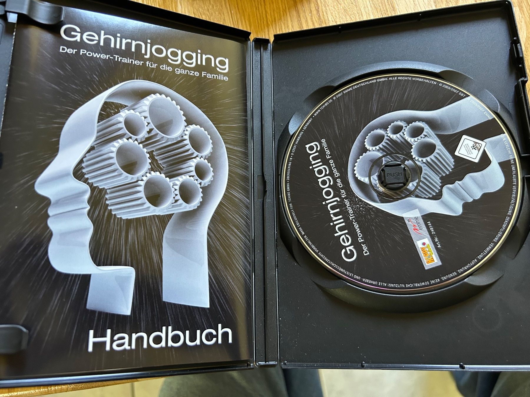 CD & DVD-Rohlinge: Gehirnjogging CD-ROM – Gebraucht aus Sevelen von Glueckstreffer.62 1