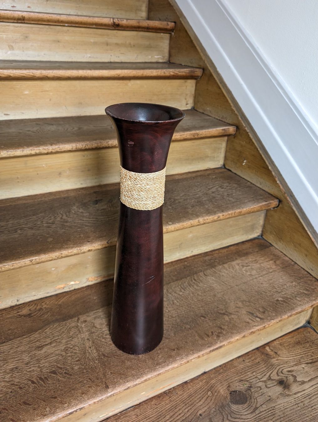 Vasen & Gefässe: Dekorative Holzvase 50cm – Gebraucht aus Zürich von richardeigenmann 1