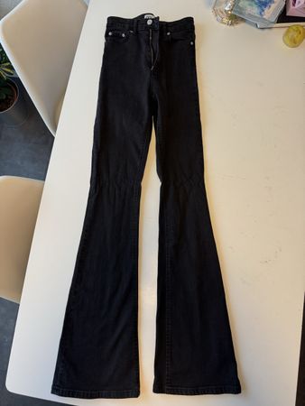 Zara High Rise Flare Jeans, extra lang
