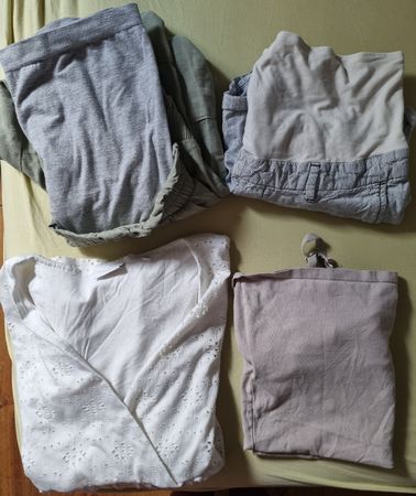 Sommer Umstandsmode Paket Gr. S/M Bluse Shorts Top Hosen