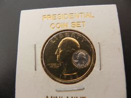 USA 1/4 Dollar 1988 - Presidential Coin Set