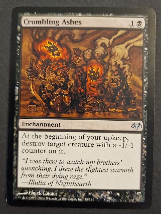 Crumbling Ashes, Magic the Gathering (Gebraucht) in Hochdorf für CHF 3. ...