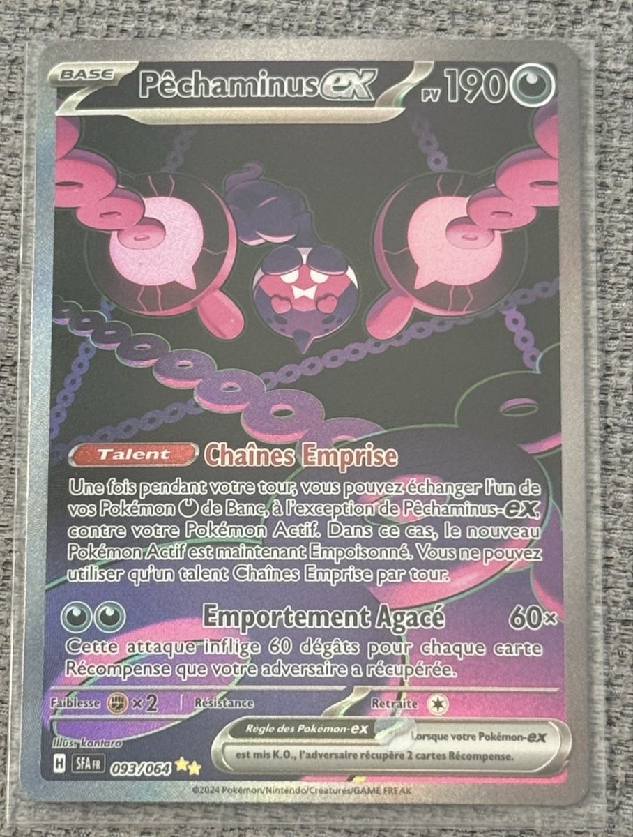 Pokémon Carte collezionabili: Pêchaminus EX 93/64 FR - Fable Nébuleuse 2024 – Nuovo (secondo la descrizione) da Lausanne venduto da Bogshop