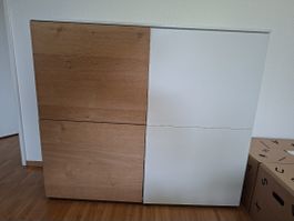 Sideboard Holz Weiss 120x40x75cm tip top Zustand