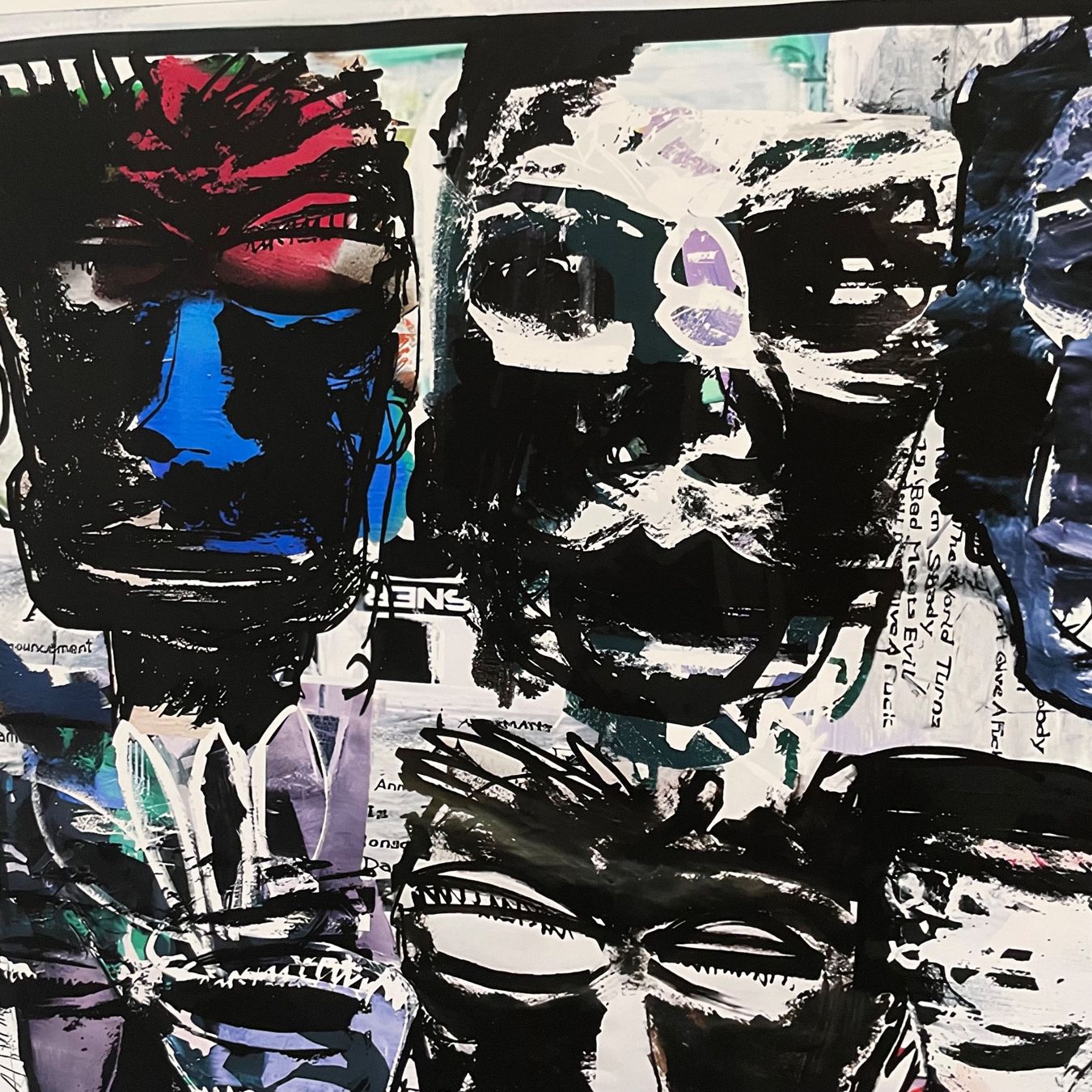 Poster & Bilder: Faces Expressionismus Moderne Kunst Bild Stefan Bammert – Neu (gemäss Beschreibung) aus St. Niklausen LU von Stefan_Bammert_Art 2