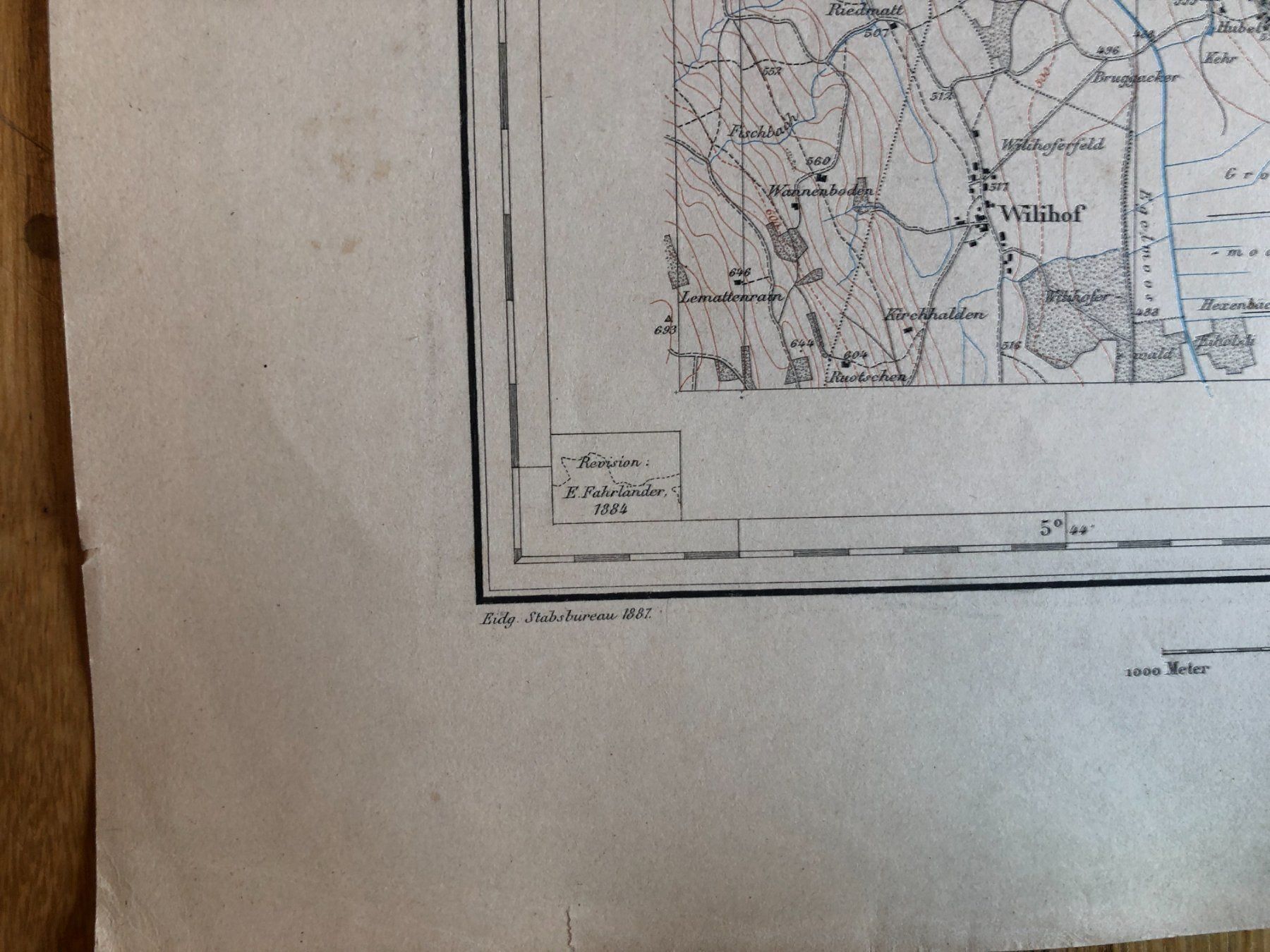 Landkarten & Atlanten: Siegfriedatlas Bl. 169: Triengen 1887 – Gebraucht aus Zürich von allp 6