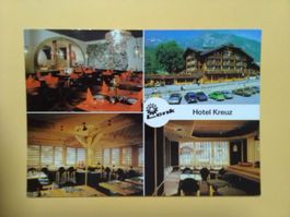 Lenk Hotel Kreuz mehrbildrig alte Autos