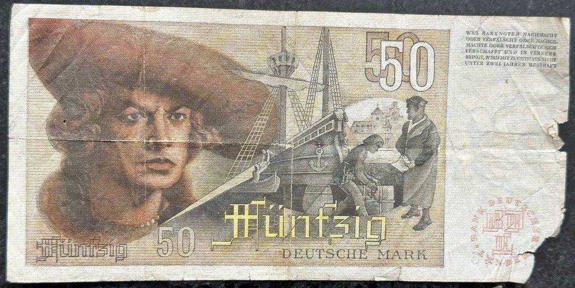 Banconote: 50 Deutsche Mark - Seltene Banknote aus 1948 – Usato da Beringen venduto da Mantafisch1 1