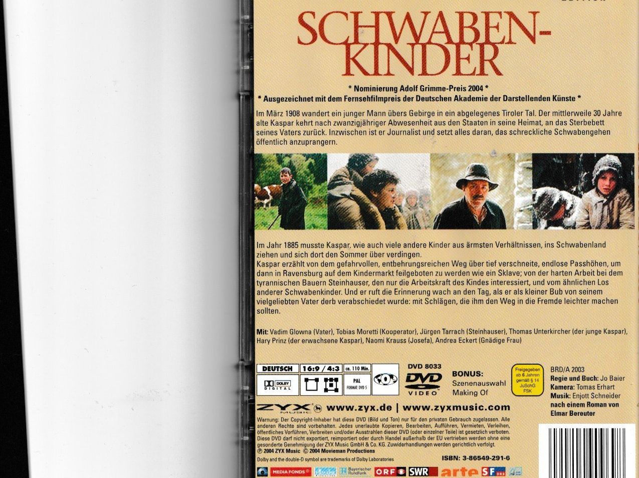 Tutti i DVDs: Schwabenkinder – Usato da Chur venduto da zowie72 1