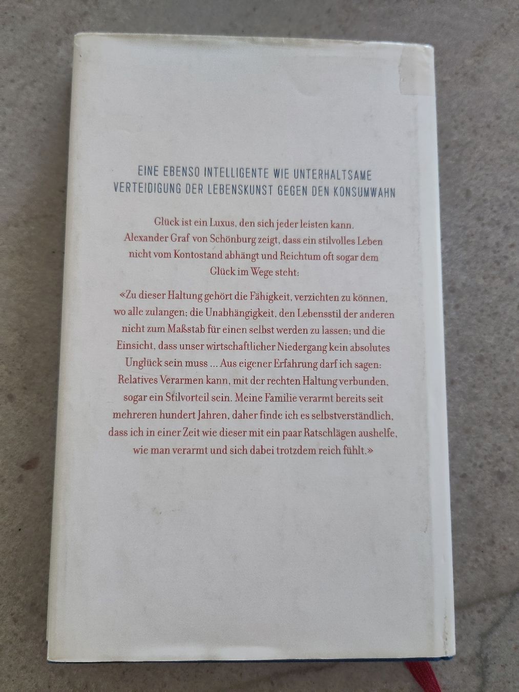 Bücher: Die Kunst des stilvollen Verarmens – Gebraucht aus Dettighofen Lengw. von mai_75wt 1